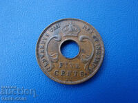 RS(51) East Africa - Edward VIII - 5 Cent 1936 Rare