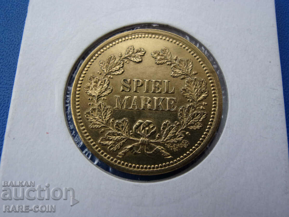 RS(51) Germania 1 Mark 1865-1885-Token UNC Rare cu preț € 12.78 | 25.00 BGN