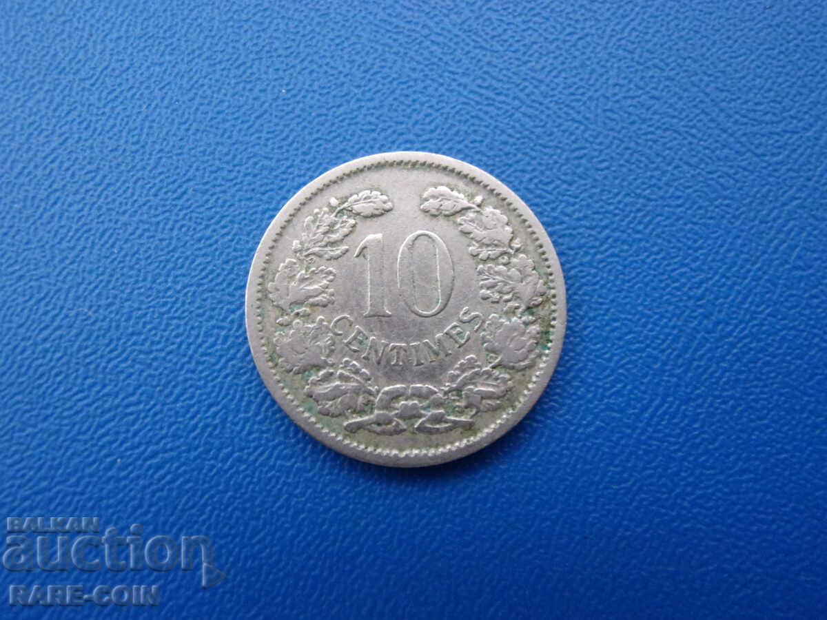 RS(51) Luxemburg 10 Cent 1901 Rar cu preț € 3.58 | 7.00 BGN