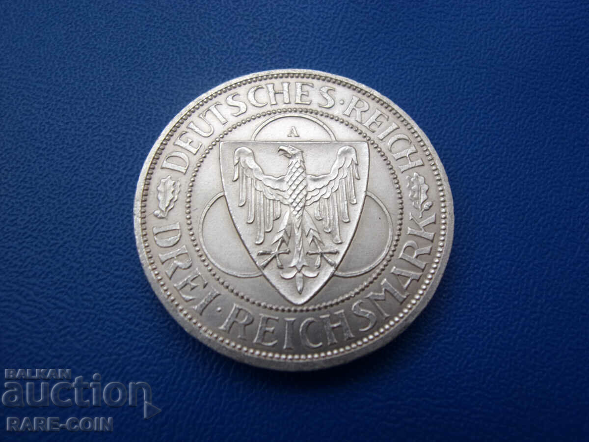 RS(51) Ваймар - Германия  3 марки 1930  UNC  Rare