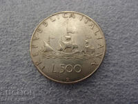 RS(51) Italy 500 Lire 1966 UNC Rare