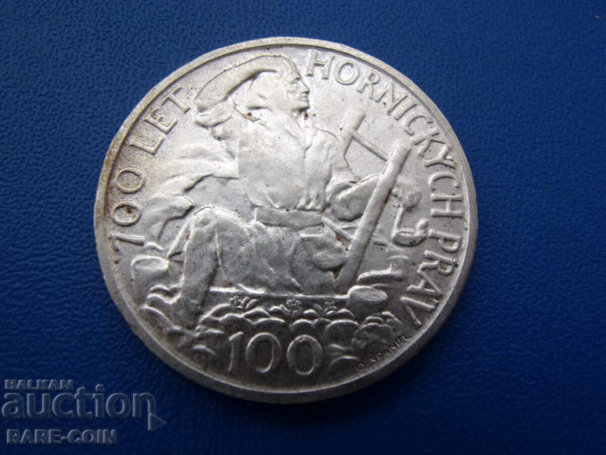 RS(51) Czechoslovakia 100 Krona 1949 UNC Rare