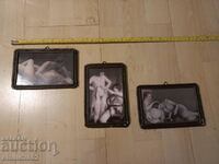 Framed pictures - old erotic reproduction
