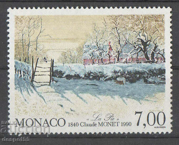 1990. Monaco. 150 years since the birth of Claude Monet.