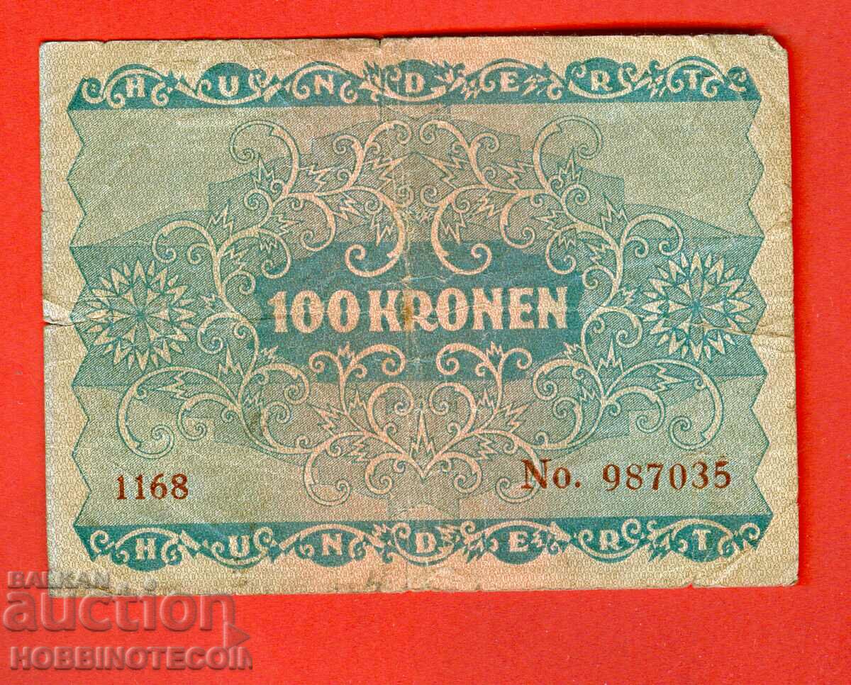 AUSTRIA UNGARĂ AUSTRO - UNGARIA - 100 - numărul 1922