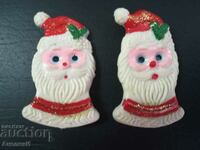 badges large Santa Claus, height 4.8 cm, price 10 cents.