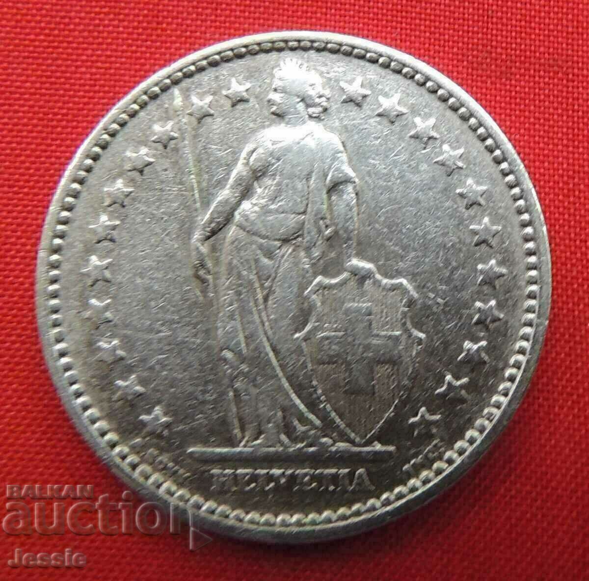 2 Франка 1911 B Швейцария сребро с цена € 26.94 | 52.69 лв.