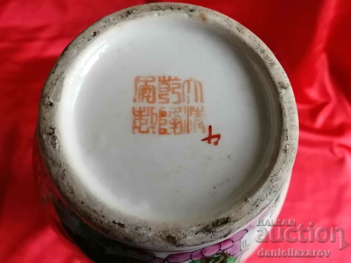 Old Chinese Vase, Quanlong Dynasty Family Rose - 5 Old Chinese Vase, Quanlong Dynasty Family Rose - 5