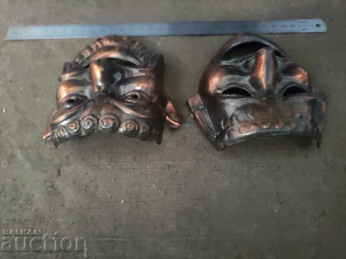 Auction Copper masks Auction Copper masks