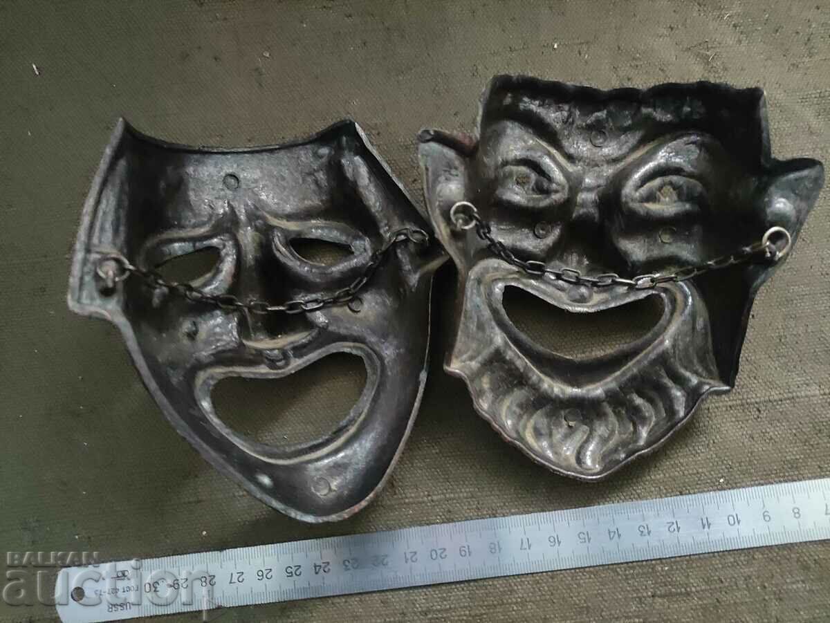 Copper masks - 5 Copper masks - 5