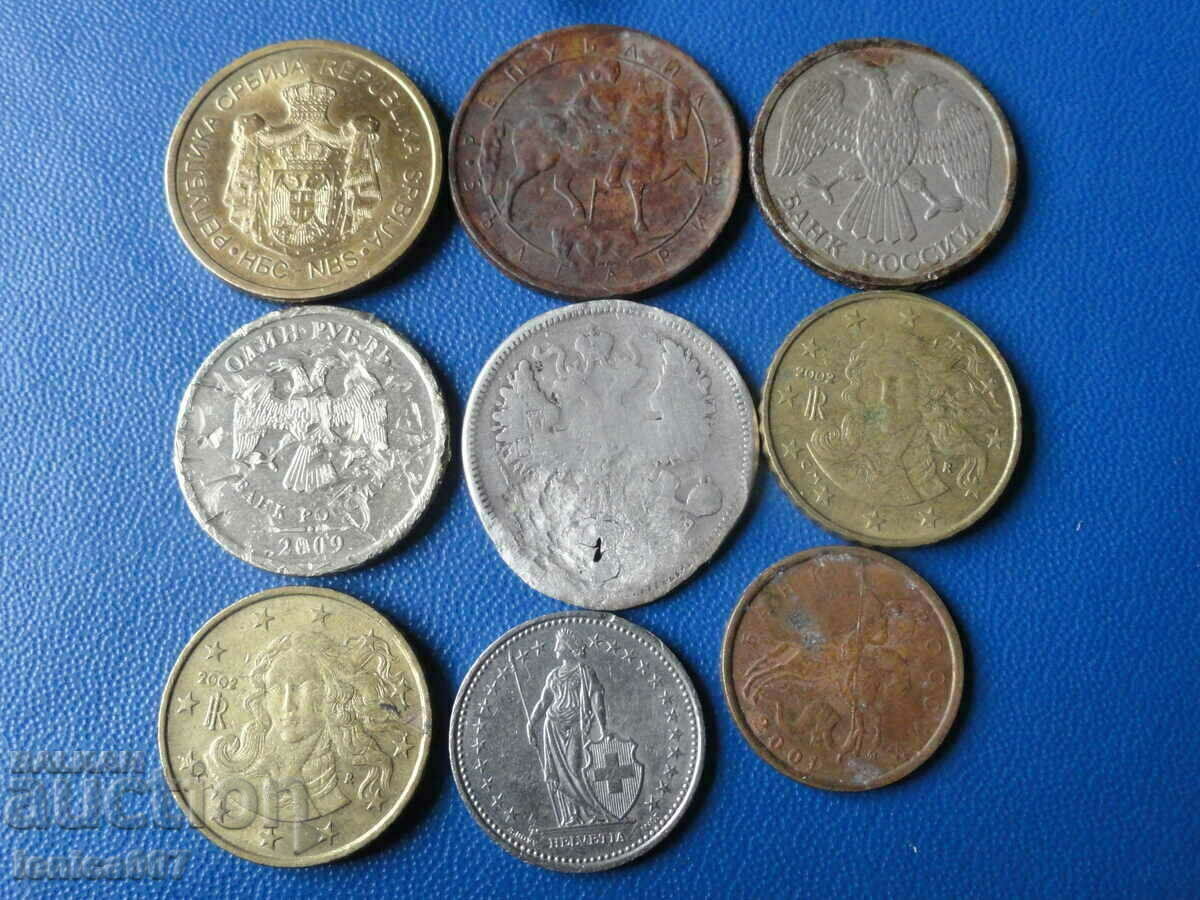 Auction Coins (9 pieces) Auction Coins (9 pieces)