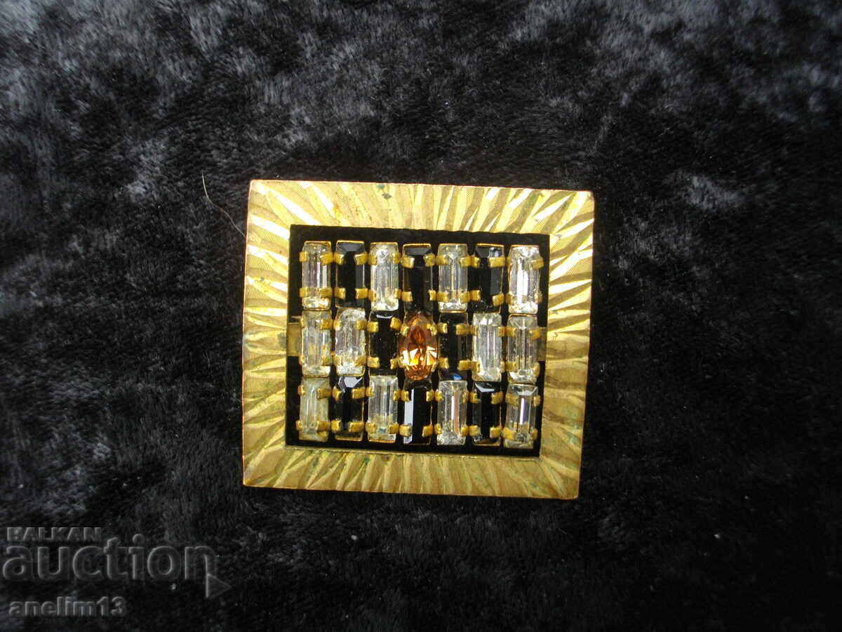 СТАРА ПОЗЛАТЕНА БРОШКА