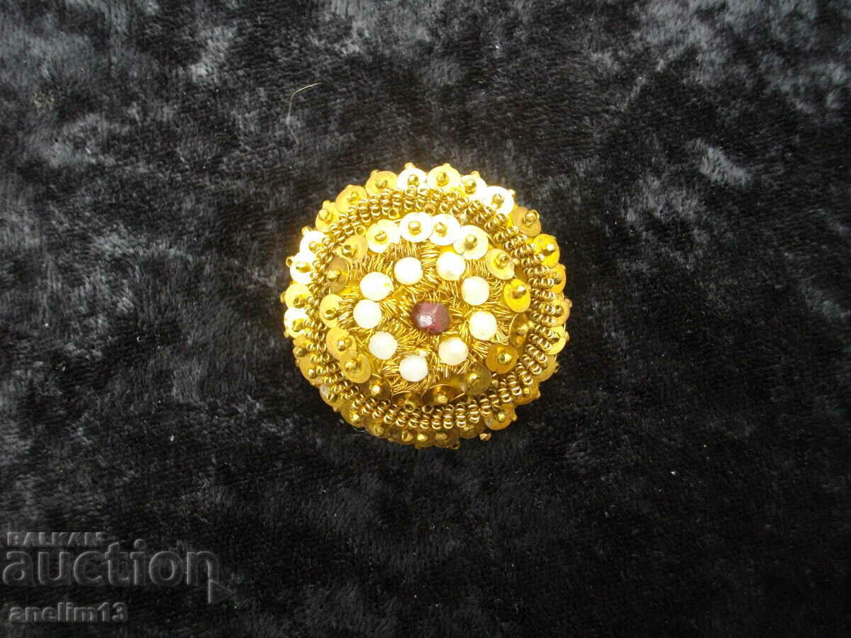 СТАРА РЪЧНО ПРАВЕНА БРОШКА СТАРА РЪЧНО ПРАВЕНА БРОШКА