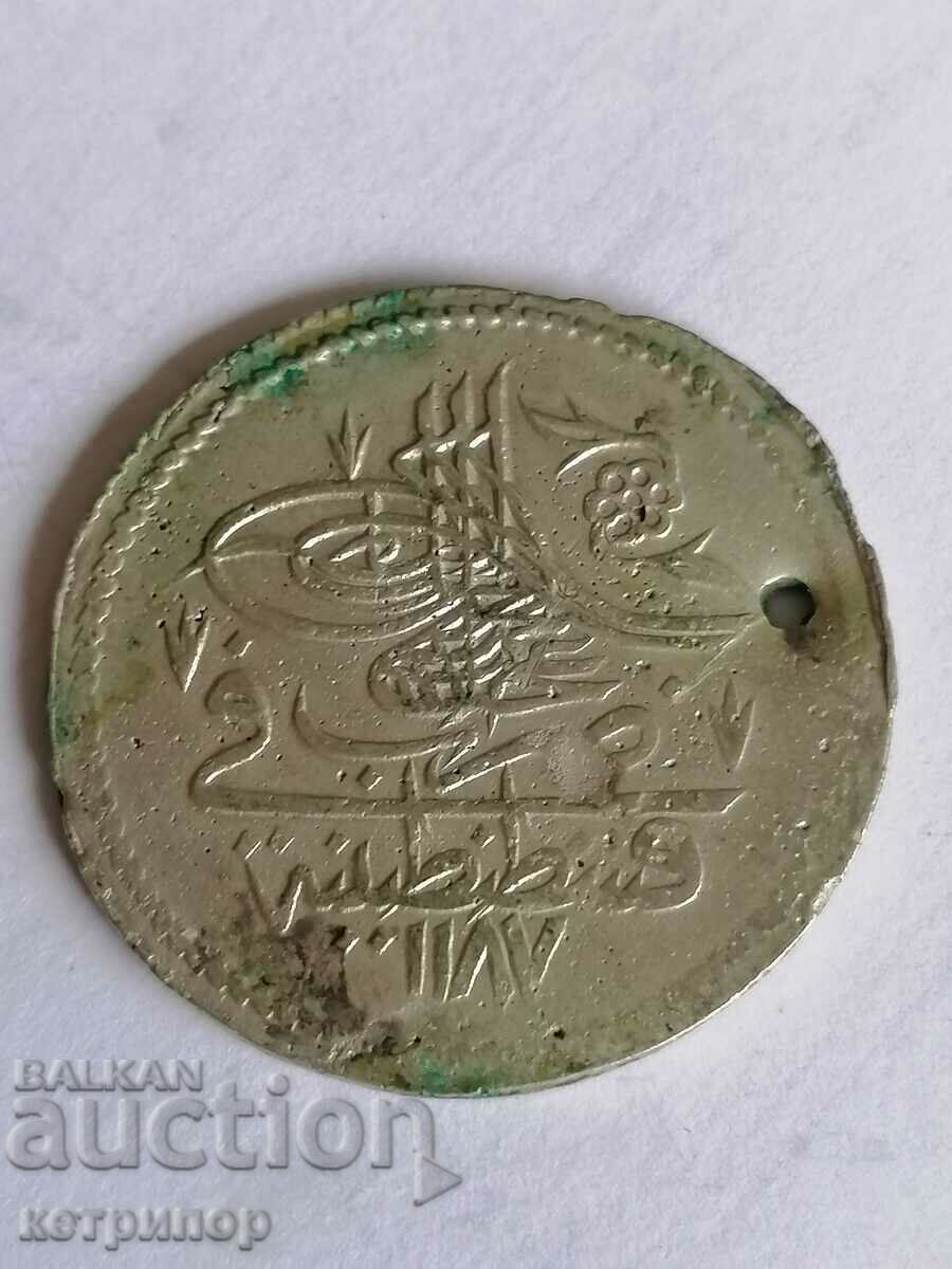 1 kuruş Turcia Otomană 1187,13 Argint