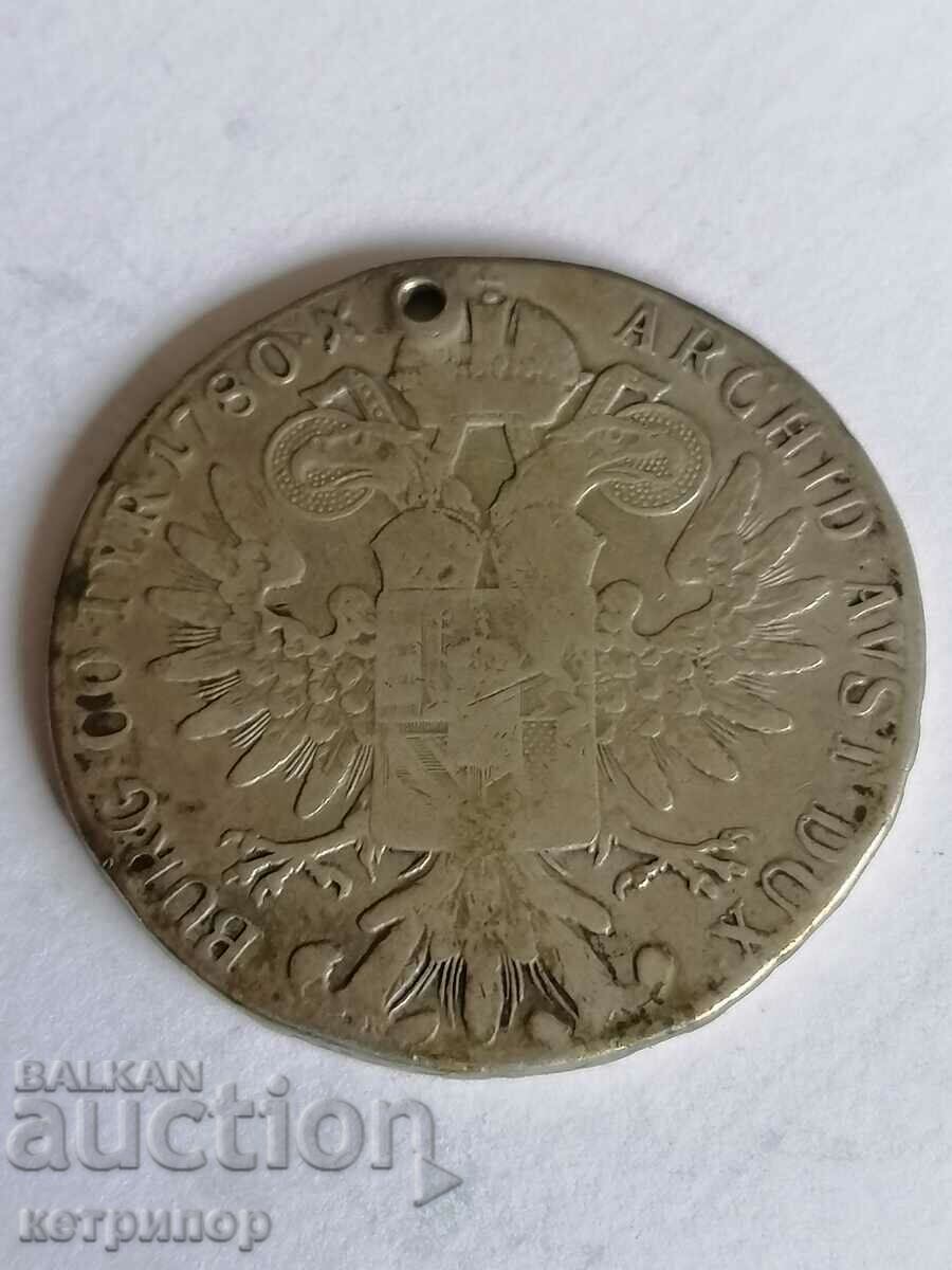 1 талер Австро Унгария 1780г. Сребърна