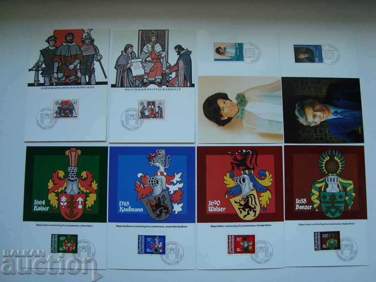 Карти максимум 25 бр. Лихтенщайн 1982 с цена € 10.00 | 19.56 лв.