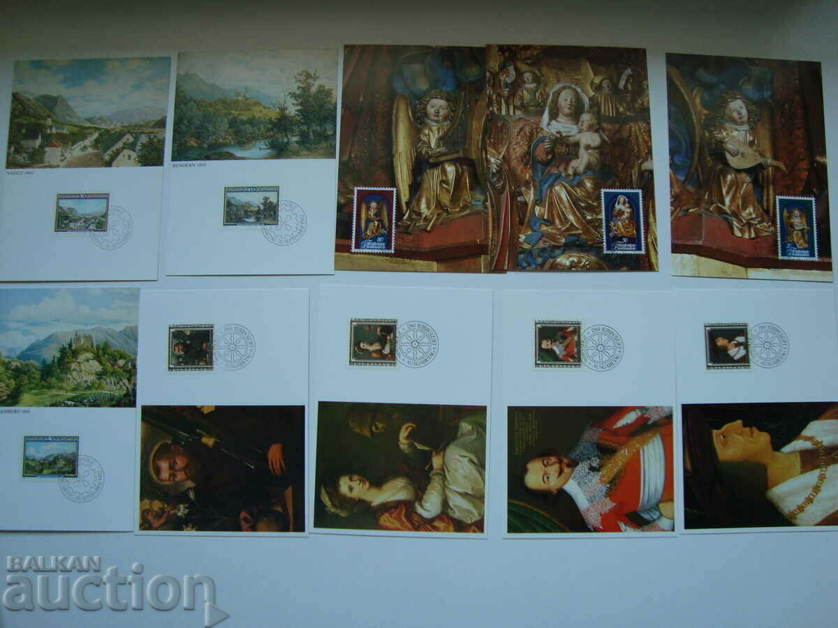 Доставка на Карти максимум 25 бр. Лихтенщайн 1982