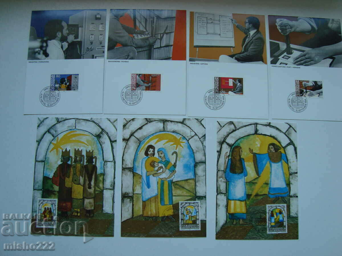 Παράδοση Χάρτες μέγιστο Λιχτενστάιν 1984