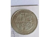 1000 крони 1974 г. Исландия голяма Сребърна