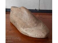 Old wooden shoe mold