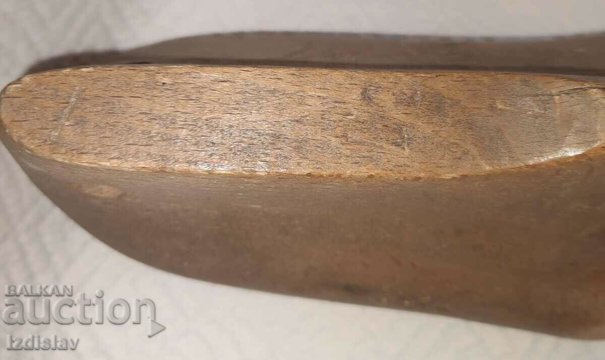 Auction Old shoemaker's wooden mold Auction Old shoemaker's wooden mold