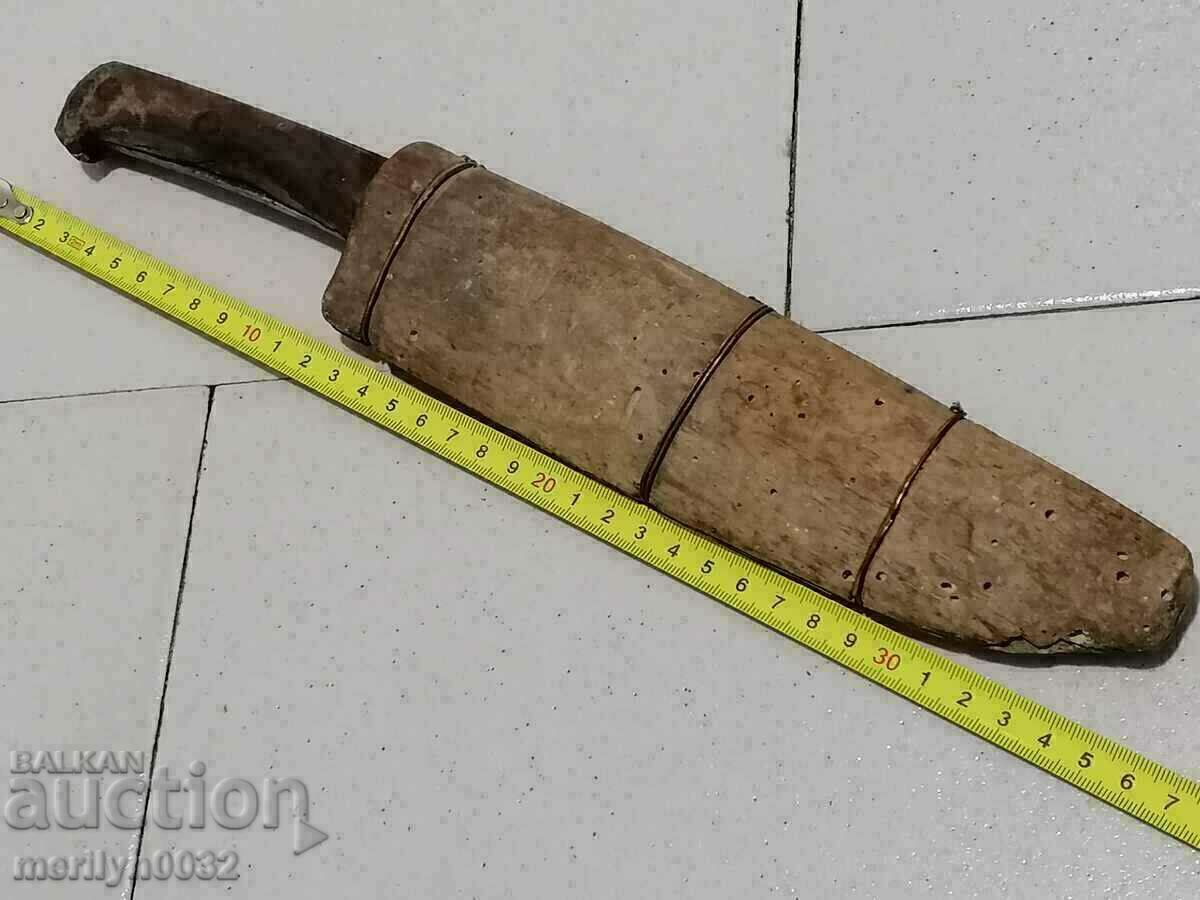 Auction Old hand-forged knife chereni buffalo horn karakulak blade Auction Old hand-forged knife chereni buffalo horn karakulak blade