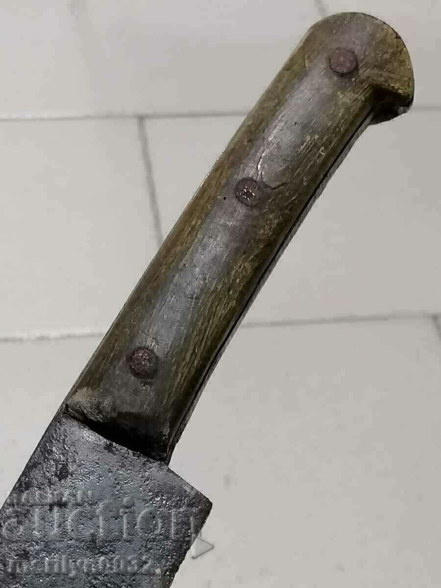 Old hand-forged knife chereni buffalo horn karakulak blade - 7 Old hand-forged knife chereni buffalo horn karakulak blade - 7