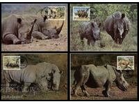 Swaziland 1987 - Maxim 4 cărți - WWF