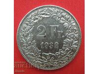 2 Francs 1932 B Switzerland Silver