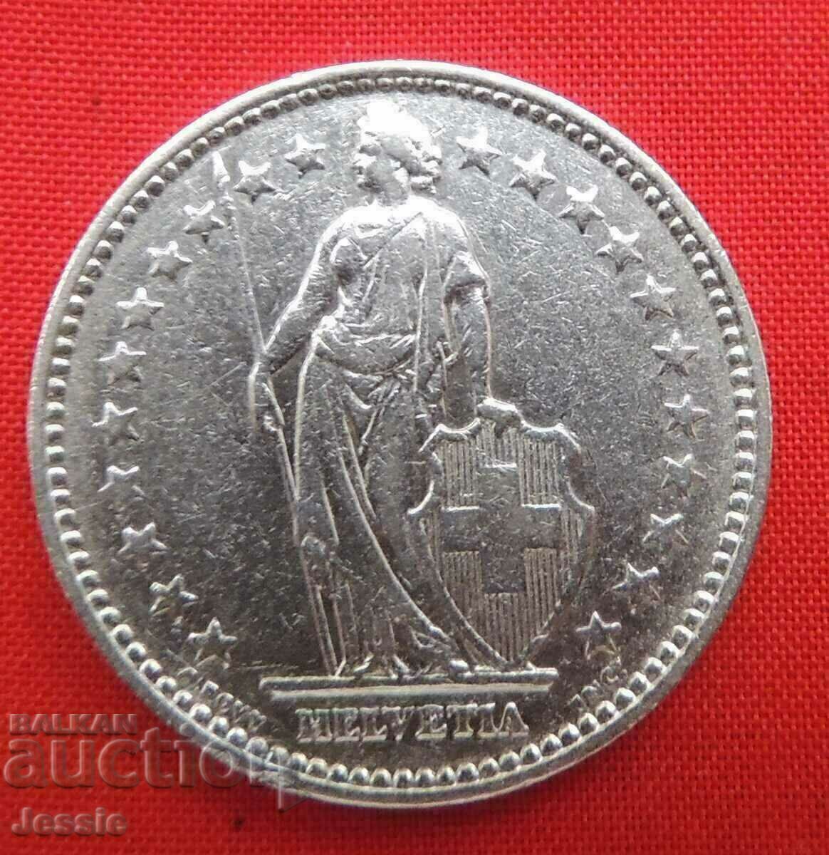 2 Франка 1939 B Швейцария сребро с цена 25.94 €