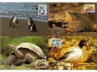 Insulele Galapagos 1992 - Maxim 4 cărți - WWF