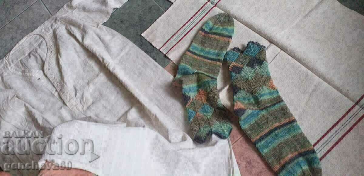 Authentic men's fringed shirt, socks, towel - 7 Authentic men's fringed shirt, socks, towel - 7