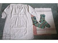Αυθεντικό ανδρικό πουκάμισο με κρόσσια, κάλτσες, πετσέτα