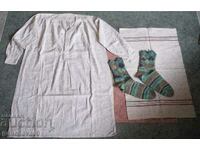 Authentic men's fringed shirt, socks, towel