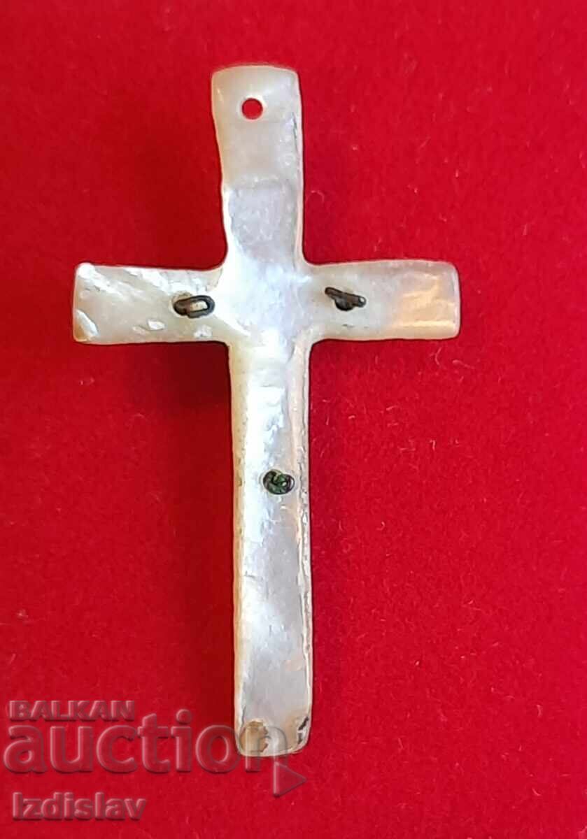 Antique mother-of-pearl cross, crucifix with price 60.00 BGN | € 30.68