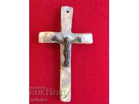 Cruce de sidef antică, crucifix