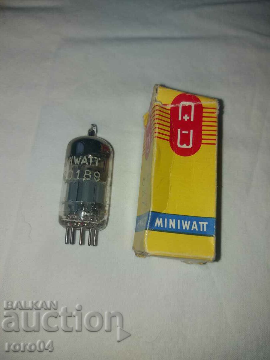 RADIO LAMP MINIWATT PCC 189 - NEW with price 8.99 BGN | € 4.60 RADIO LAMP MINIWATT PCC 189 - NEW with price 8.99 BGN | € 4.60