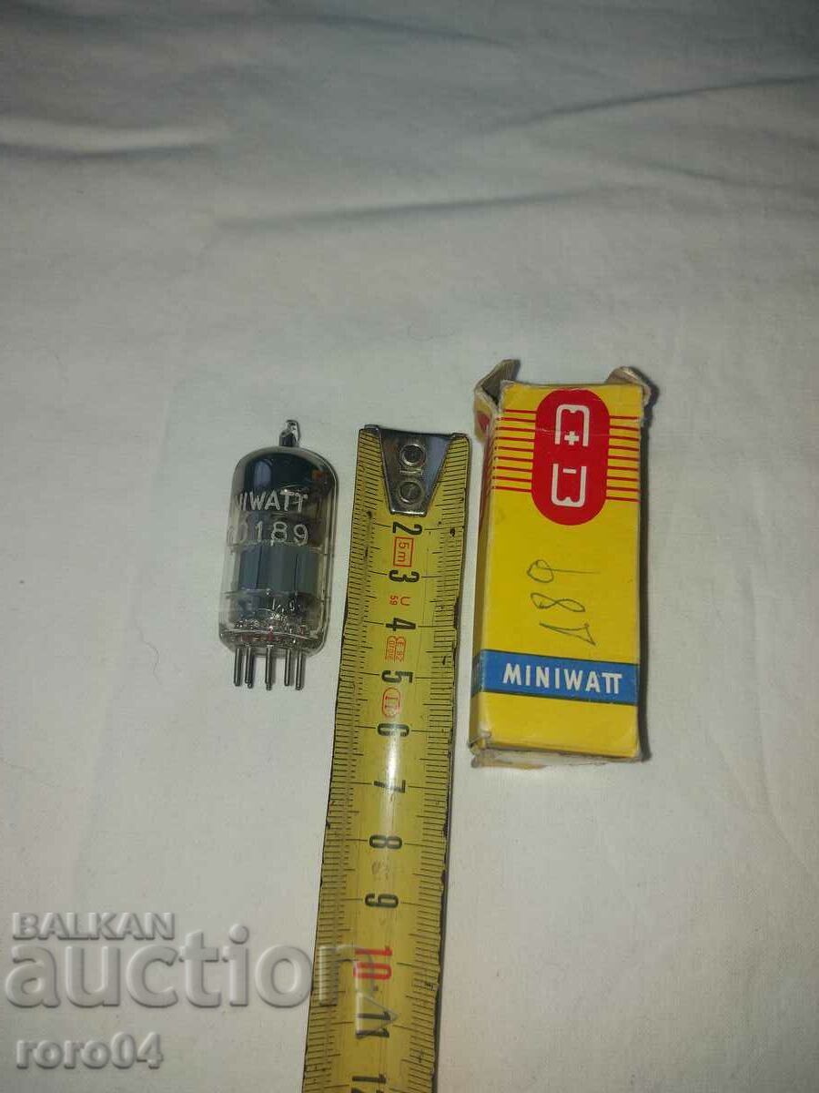 LAMPĂ RADIO MINIWATT PCC 189 - NOU - 5