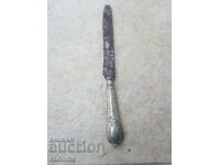 Old English silver-handled knife