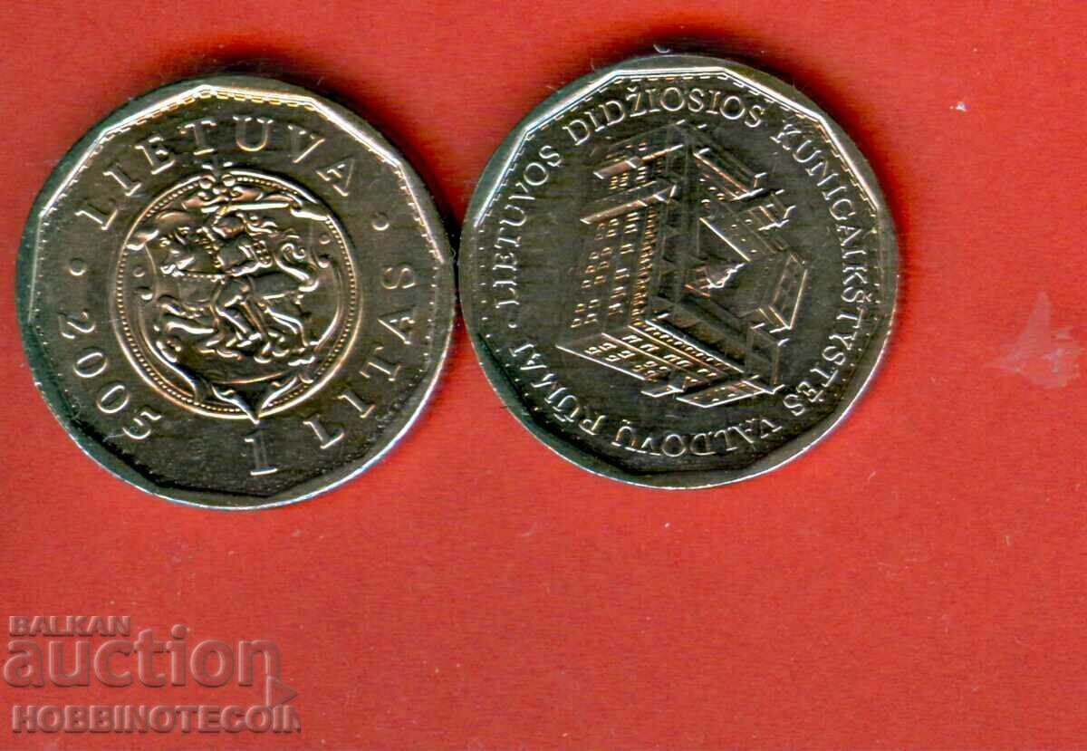 LITUANIA LITUANIA 1 Numărul Litas - numărul 2005 NOU UNC LITUANIA LITUANIA 1 Numărul Litas - numărul 2005 NOU UNC