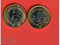 BRAZILIA BRAZIL 1 Real emisiune 2016 SIMBOL UNC BIMETALICĂ