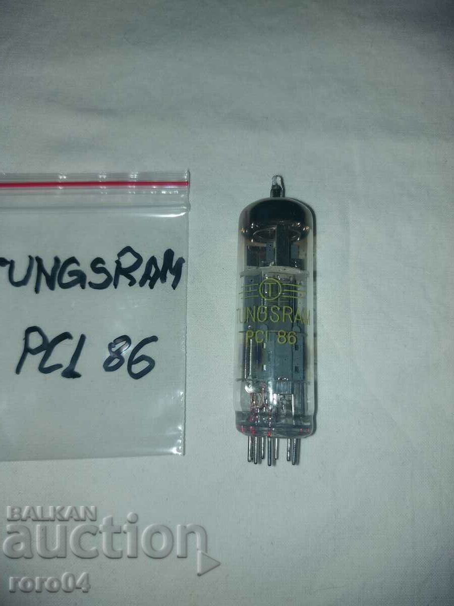 LAMPĂ RADIO TUNGSRAM PCL 86 - NOU