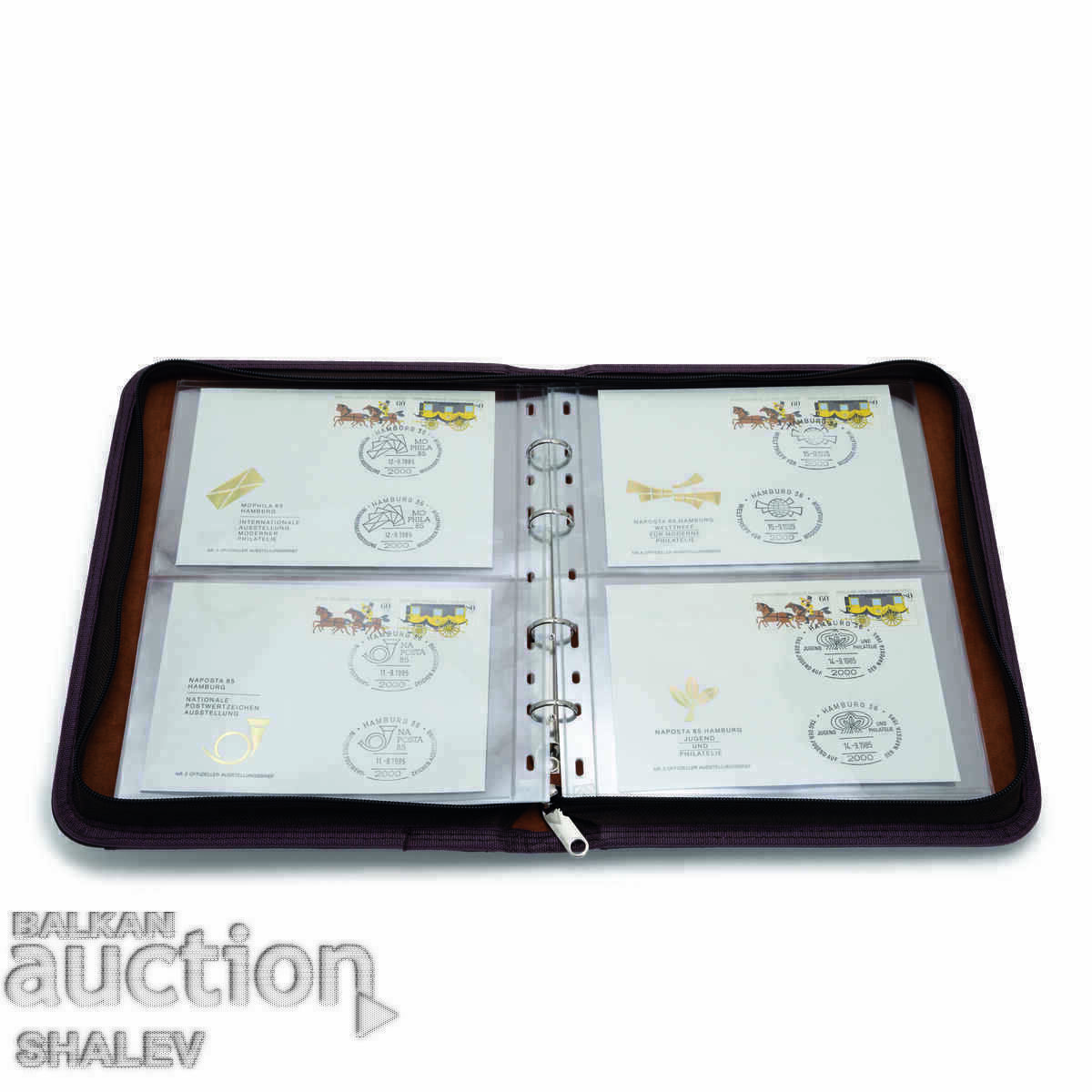 Album OPTIMA leather with zipper KURT - Leuchtturm, Germany / 2499. - 7 Album OPTIMA leather with zipper KURT - Leuchtturm, Germany / 2499. - 7