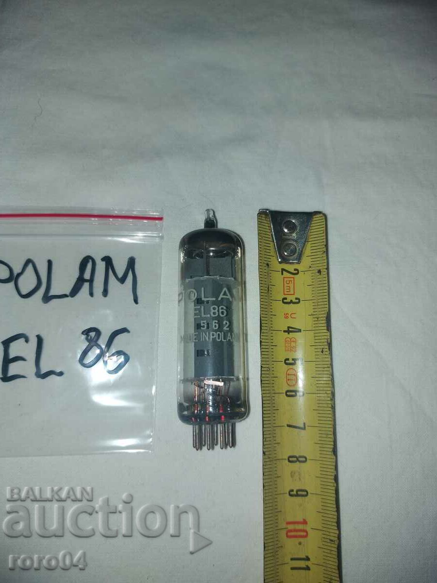 Delivery of RADIO LAMP POLAM EL 86 - NEW Delivery of RADIO LAMP POLAM EL 86 - NEW