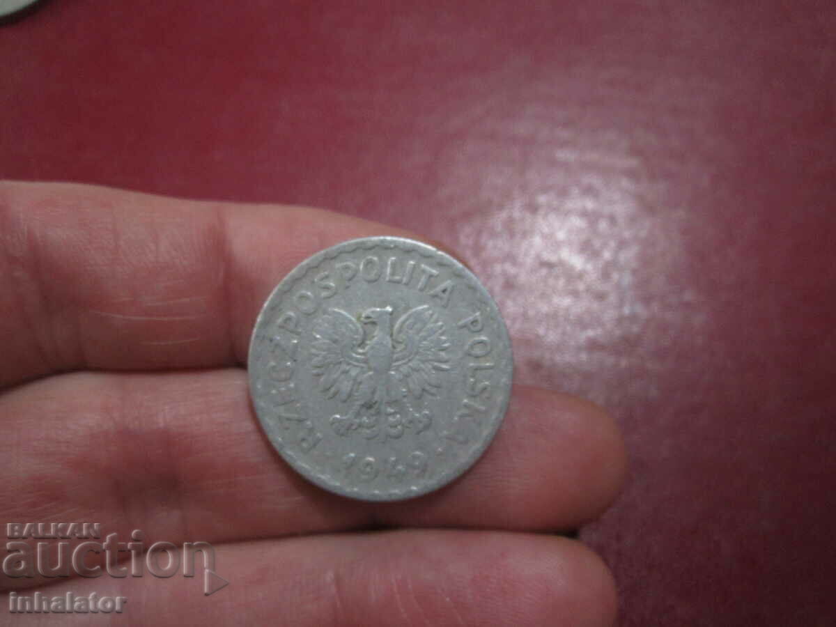 1949 1 zloty Poland