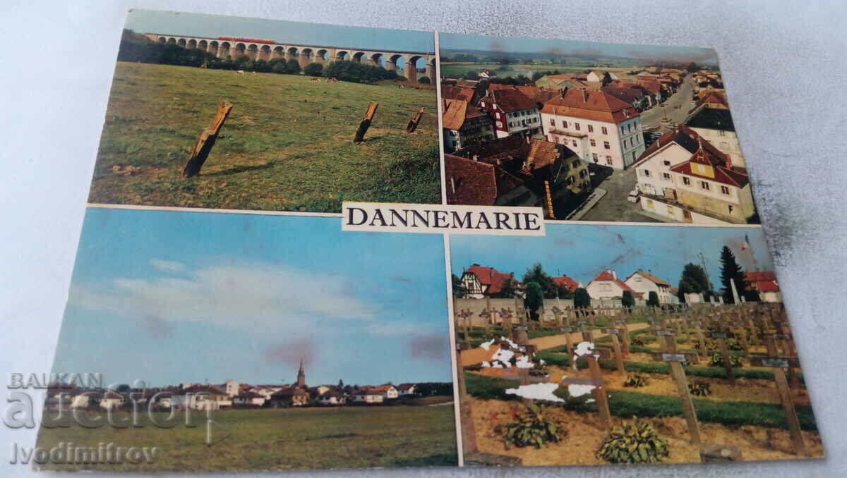 Dannemarie 1980 postcard