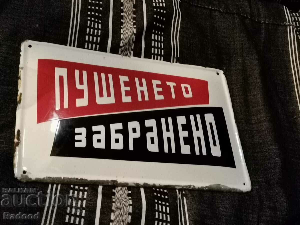 Auction Enamelled plate 30/20 Auction Enamelled plate 30/20