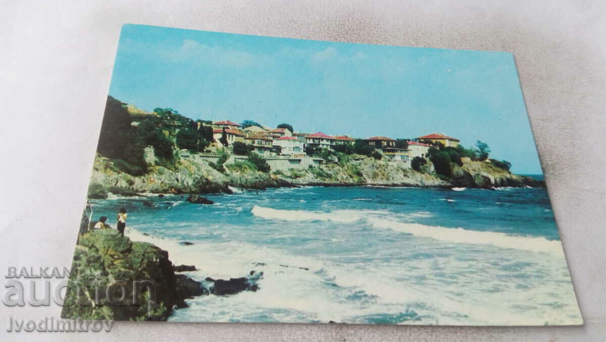 Пощенска картичка Созопол 1984