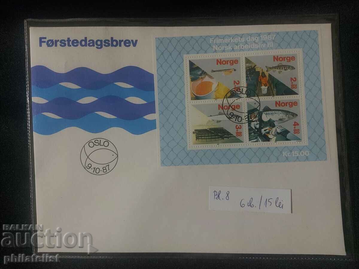 Νορβηγία 1987 - FDC