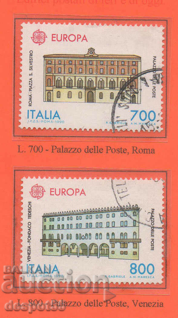 1990. Ιταλία. ΕΥΡΩΠΗ - Ταχυδρομικές υπηρεσίες.